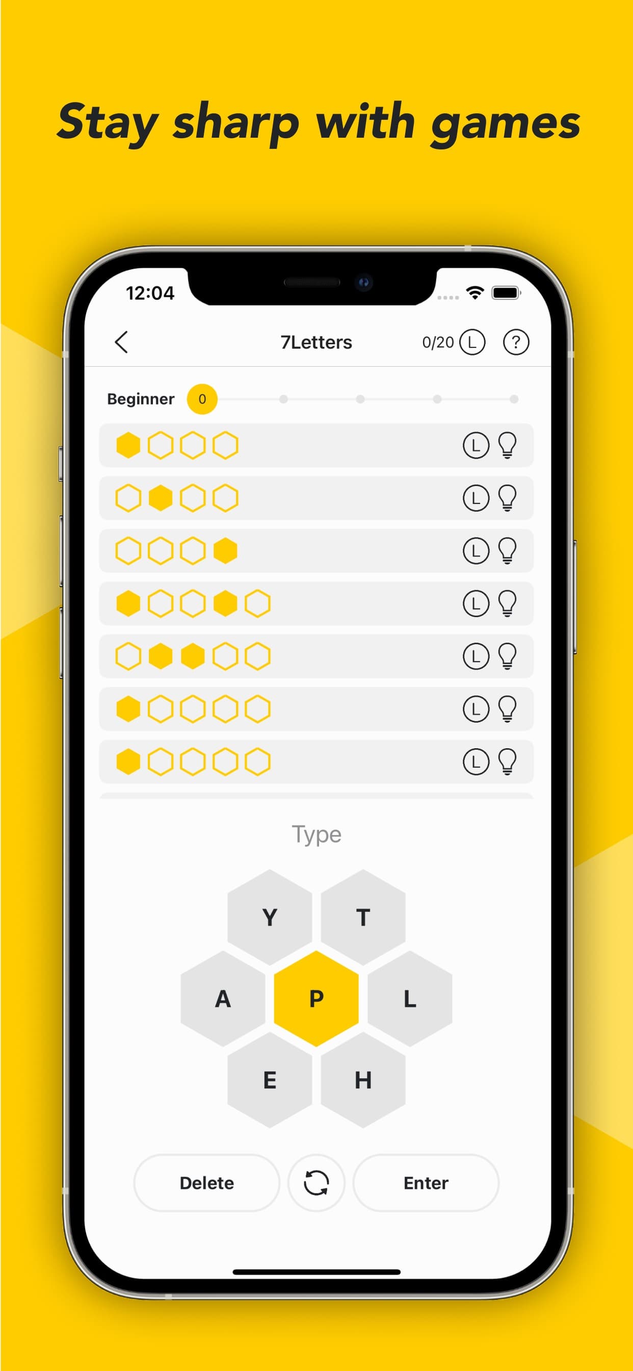 Spelling Word Puzzle - Pangram screenshot 2 - screenshot