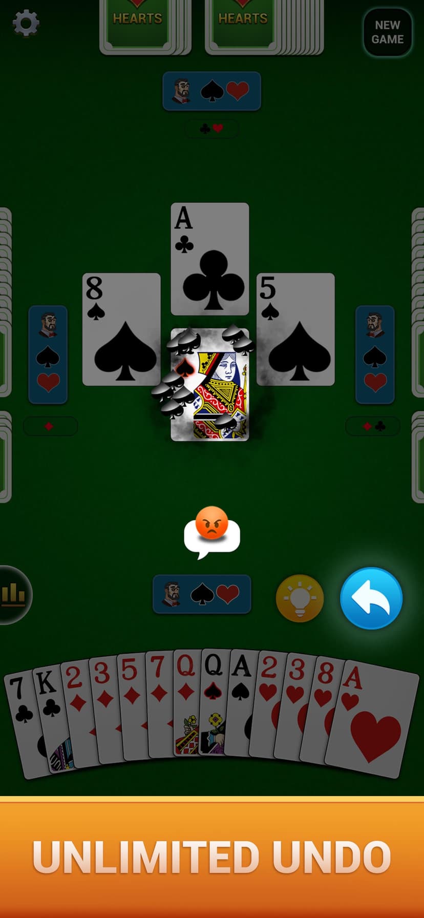 Hearts : Deluxe Card Game screenshot 4 - screenshot