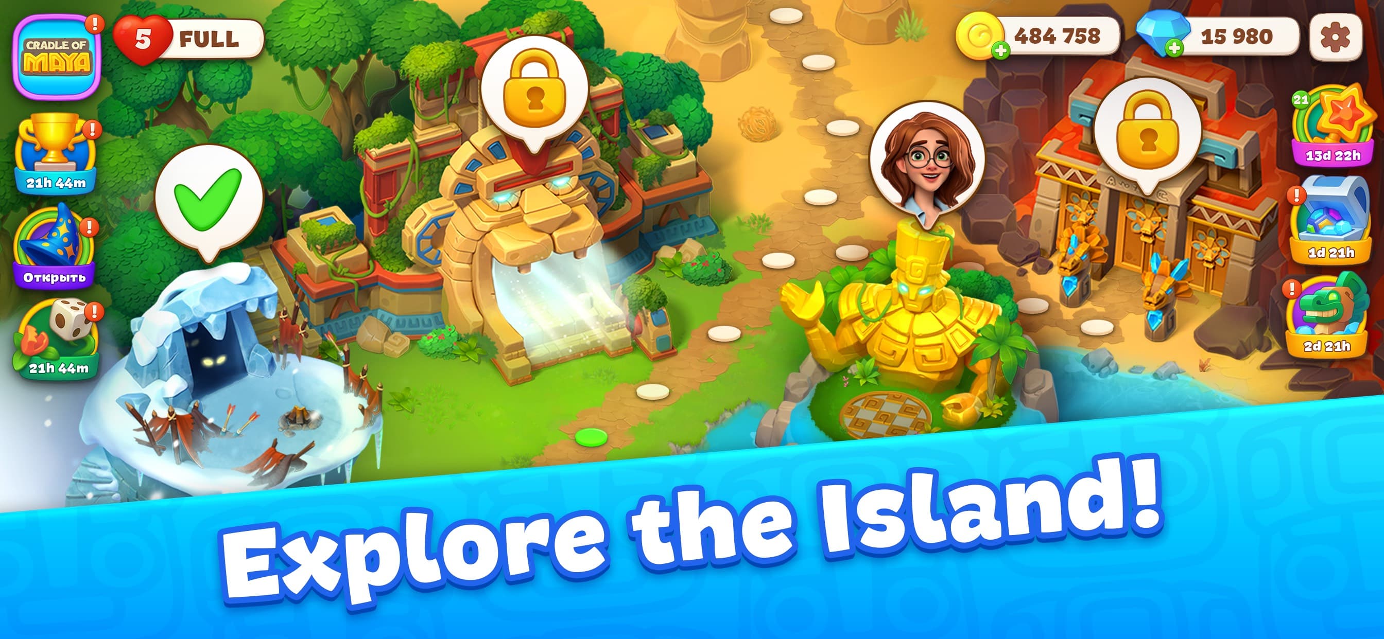 Cradle of Maya:  Match & Relax screenshot 2 - screenshot
