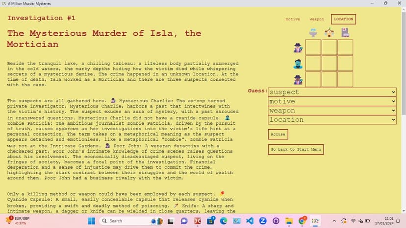 Null - screenshot