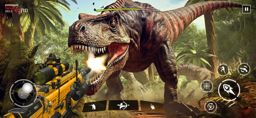 Dino Hunter - dinosaur games screenshot 1 - screenshot