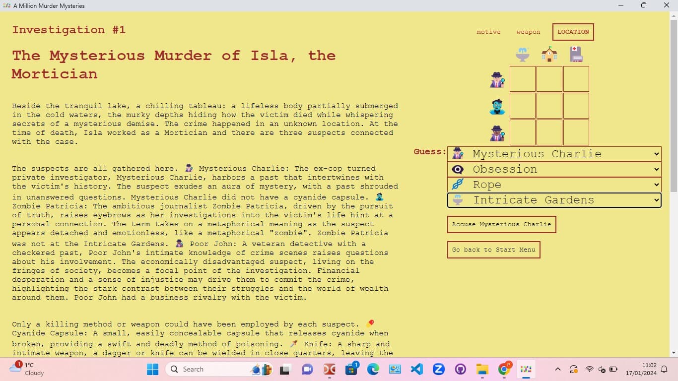 Null - screenshot