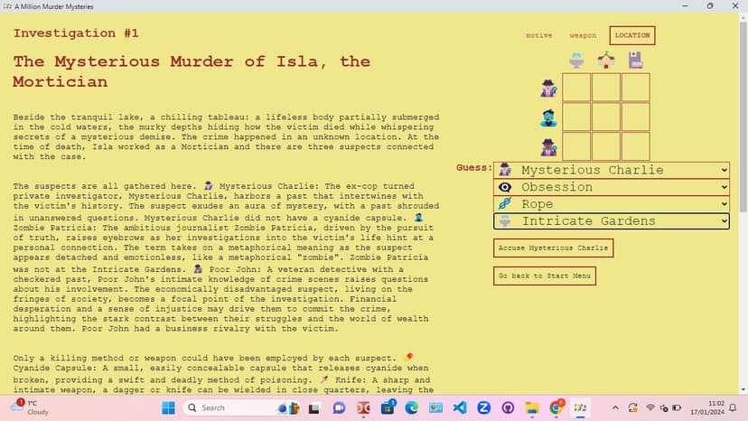 Null - screenshot