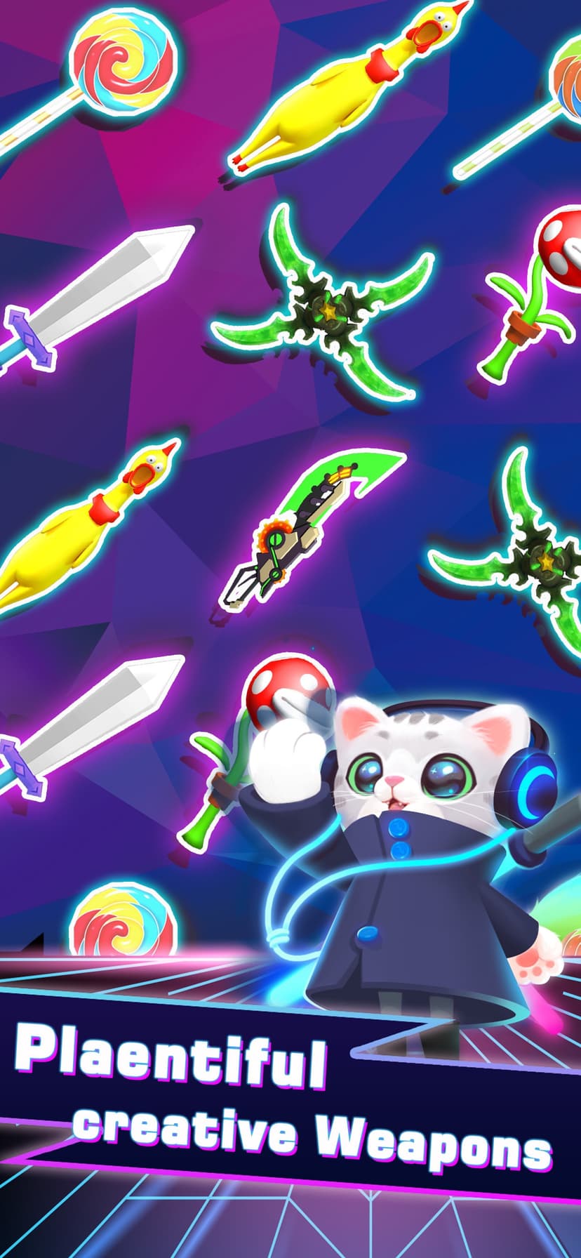 Sonic Cat-Slash the Beats screenshot 3 - screenshot