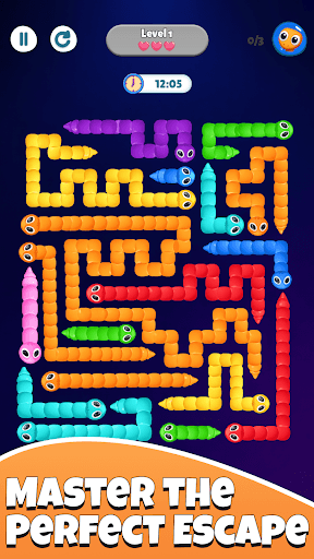 Snake Out: Escape Puzzle Game screenshot 1 - screenshot