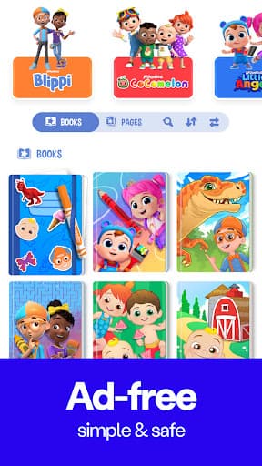 Coloring with Blippi & Friends screenshot 4 - screenshot