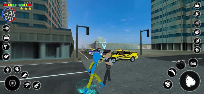 Stickman Rope Hero Spider Game screenshot 2 - screenshot