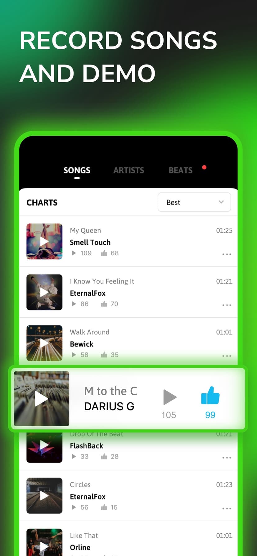 Self Rap - Fame Rapping Studio screenshot 3 - screenshot