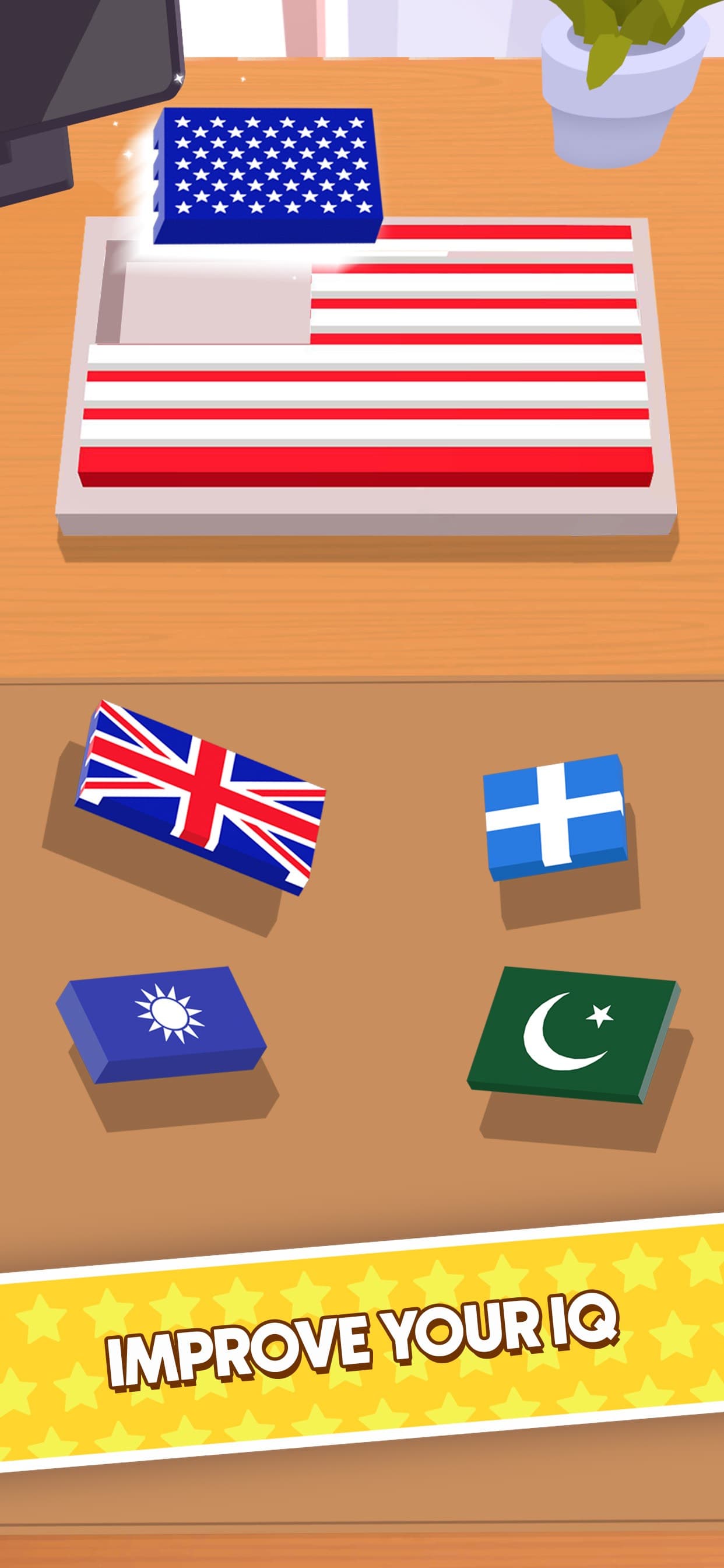 Drop Fit: World Flag Puzzle screenshot 1 - screenshot
