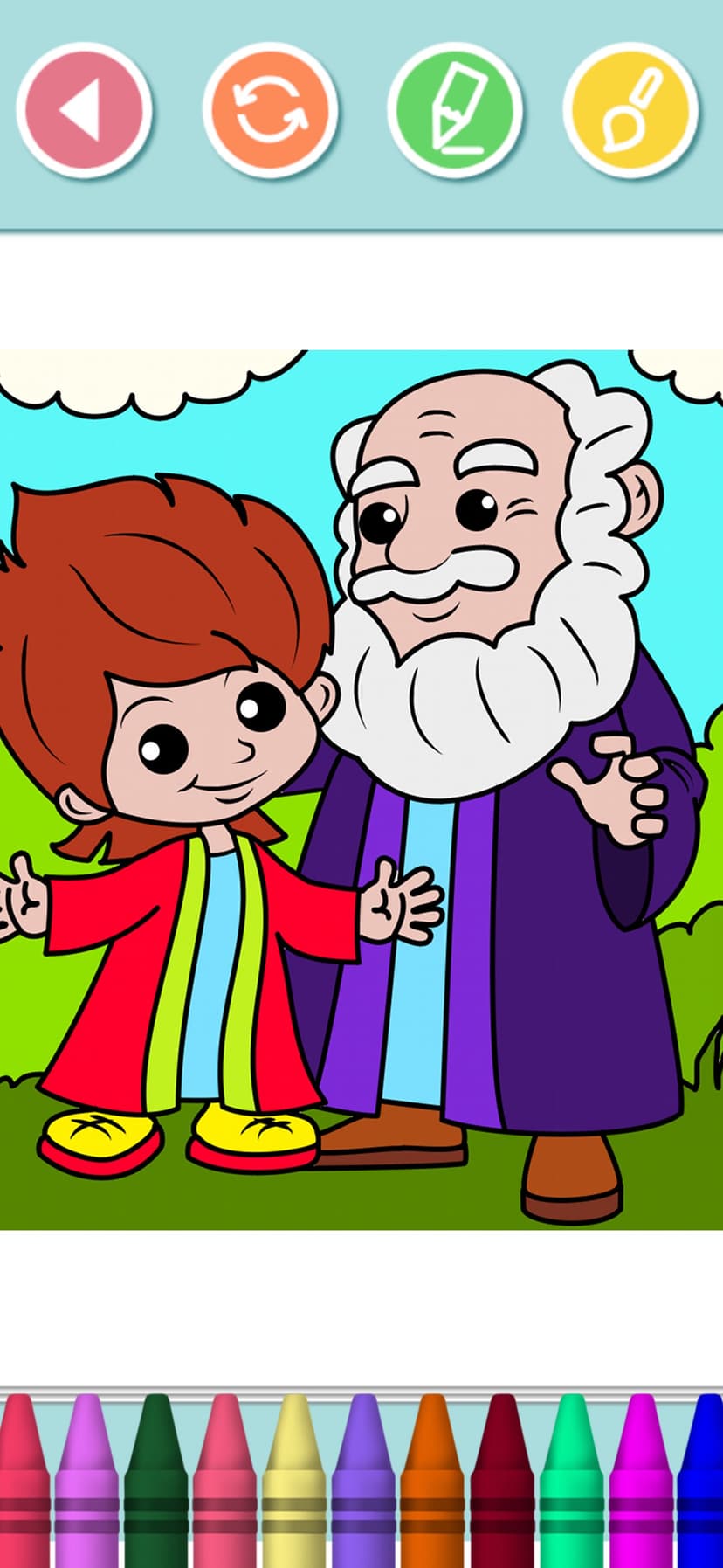 Bible Coloring Book for Kids screenshot 8 - screenshot