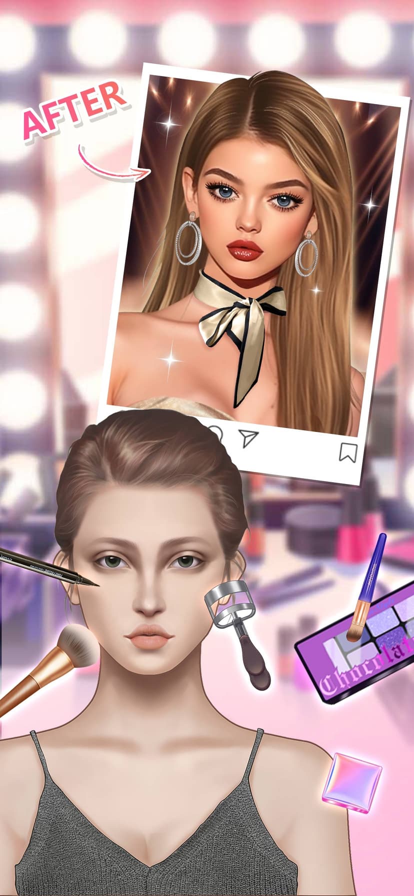Makeup Salon - DIY Makeup game screenshot 1 - screenshot