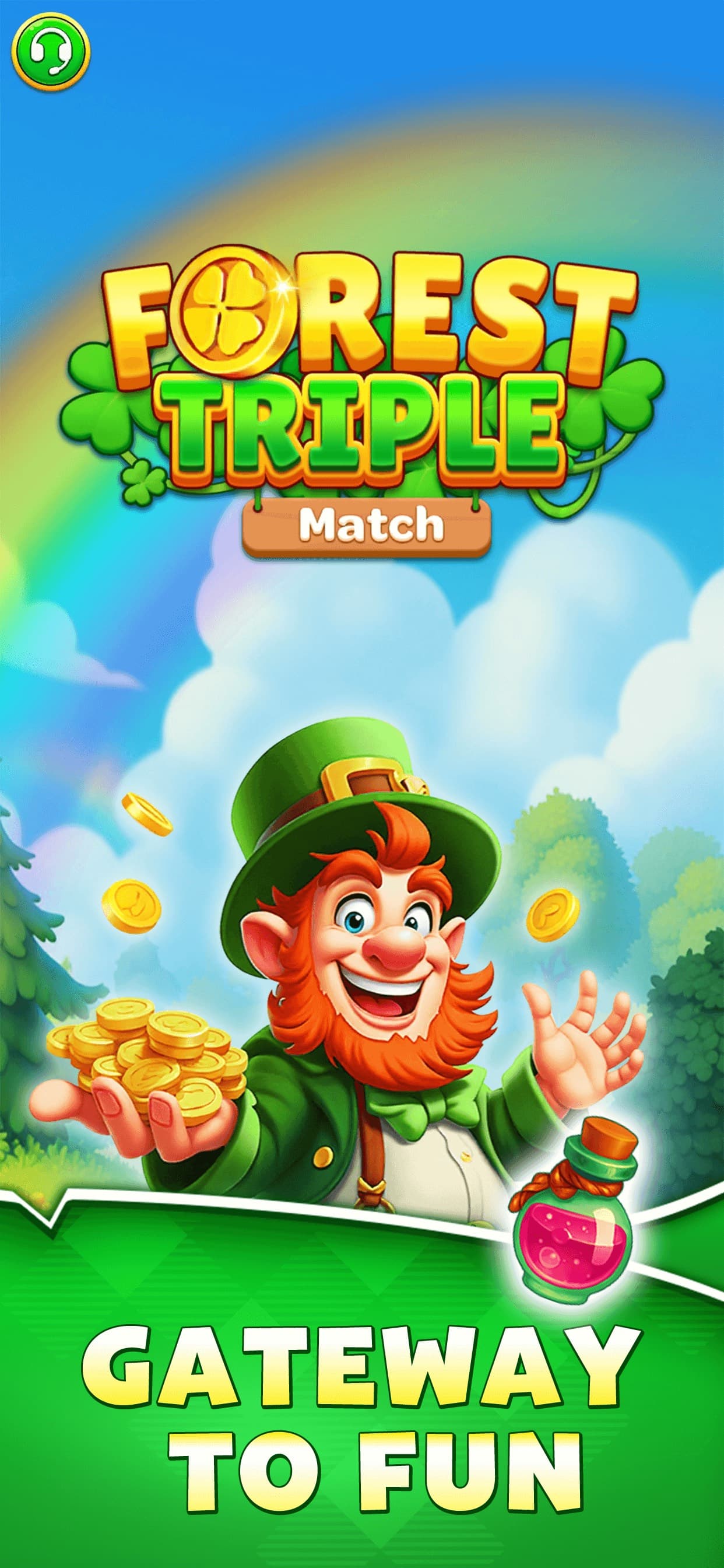 Forest Triple Match: Ball Game screenshot 1 - screenshot