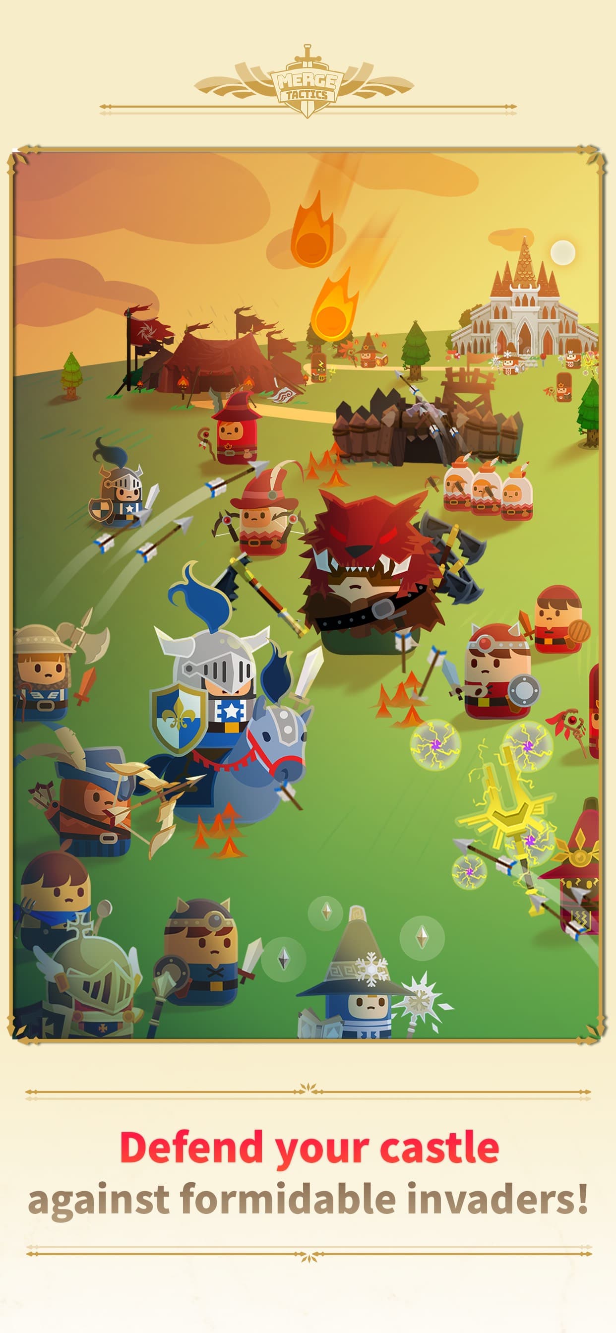 Merge Tactics: Castle Defense screenshot 2 - screenshot