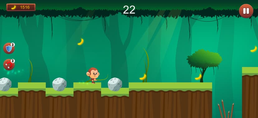 Monkey Run, Jump & Go Bananas! screenshot 5 - screenshot
