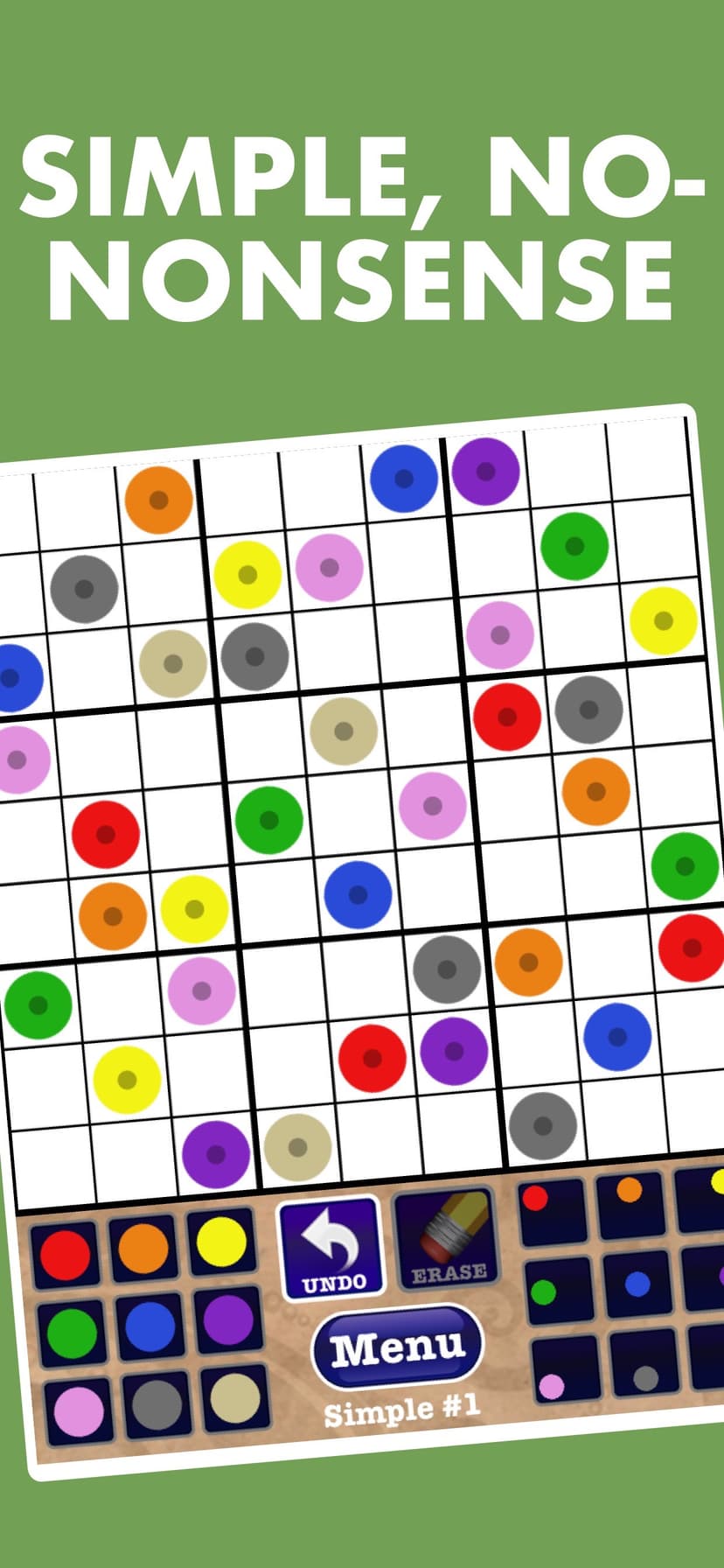 Color Sudoku Puzzles! screenshot 1 - screenshot
