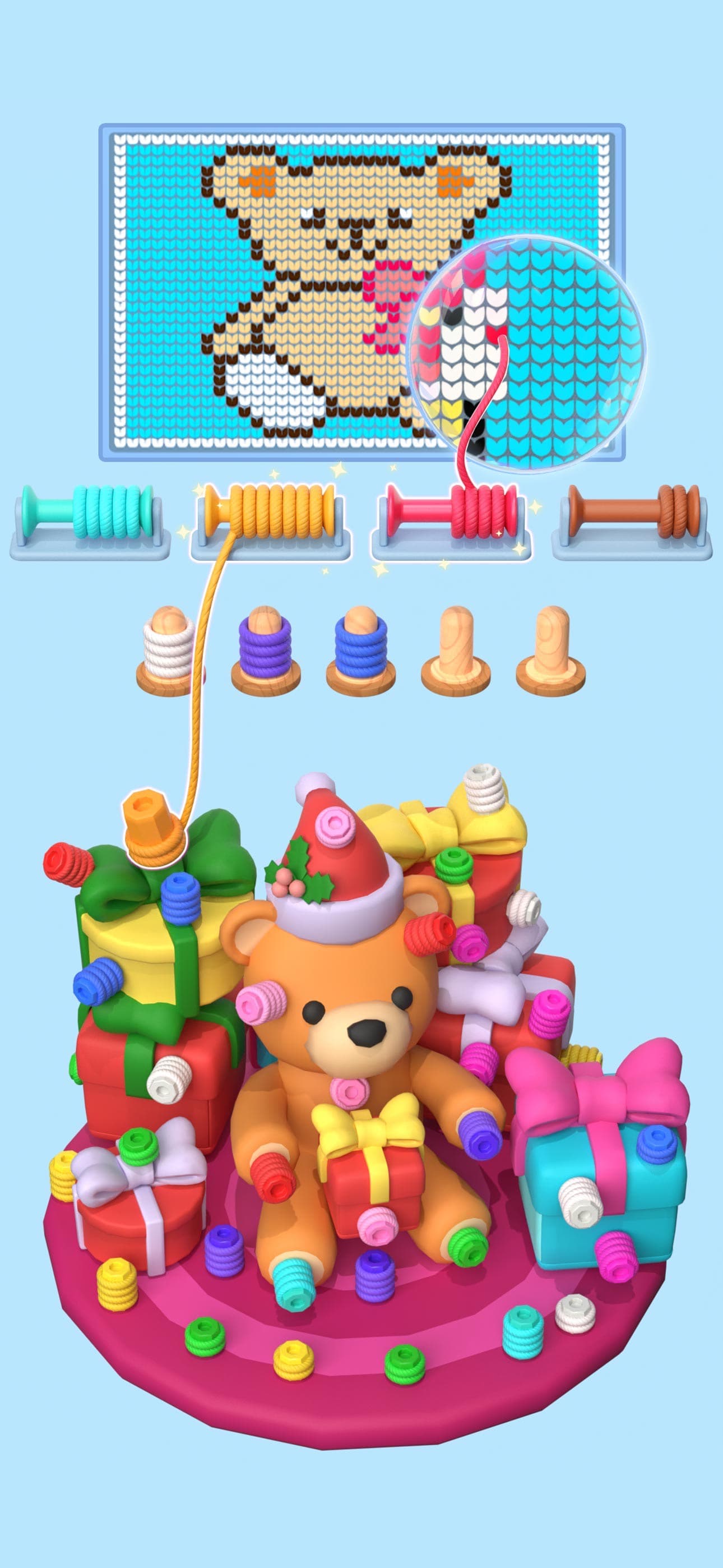 Wool Master 3D - Pixel Sort screenshot 1 - screenshot