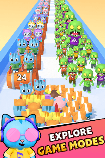 Meow Rush: Merge & Run screenshot 2 - screenshot