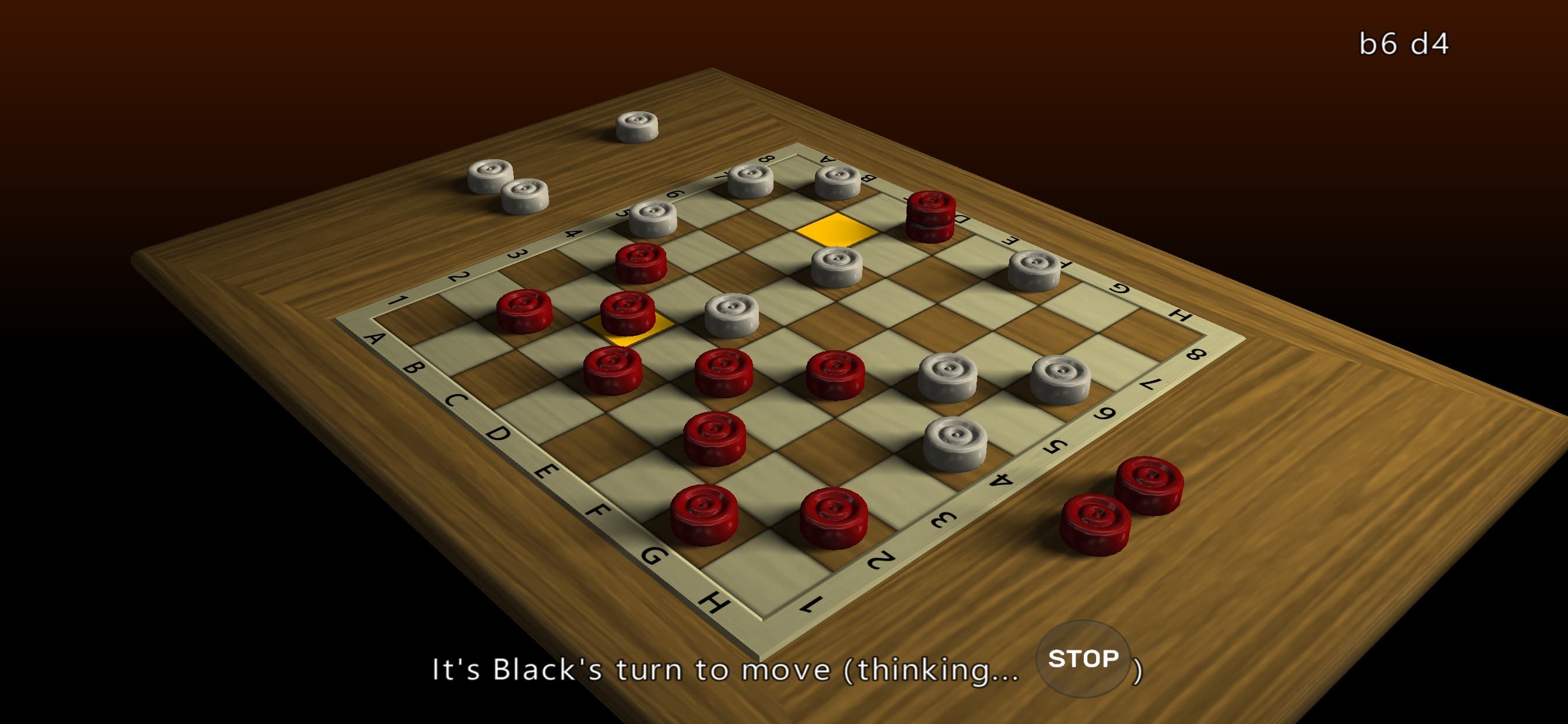 3D Checkers Game screenshot 3 - screenshot