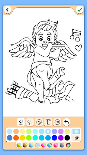 Valentines love coloring book screenshot 5 - screenshot
