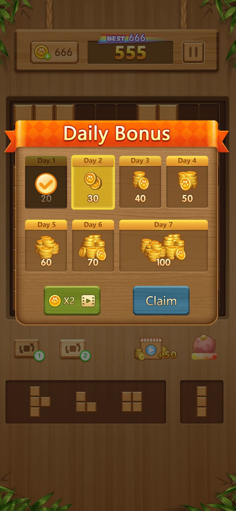 Block Puzzle - Wood Legend screenshot 3 - screenshot