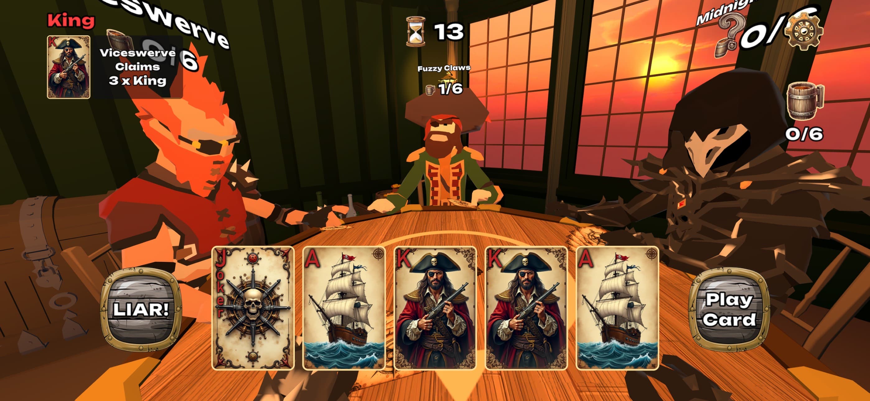 Liar's Cards - Ship of Deceit screenshot 2 - screenshot