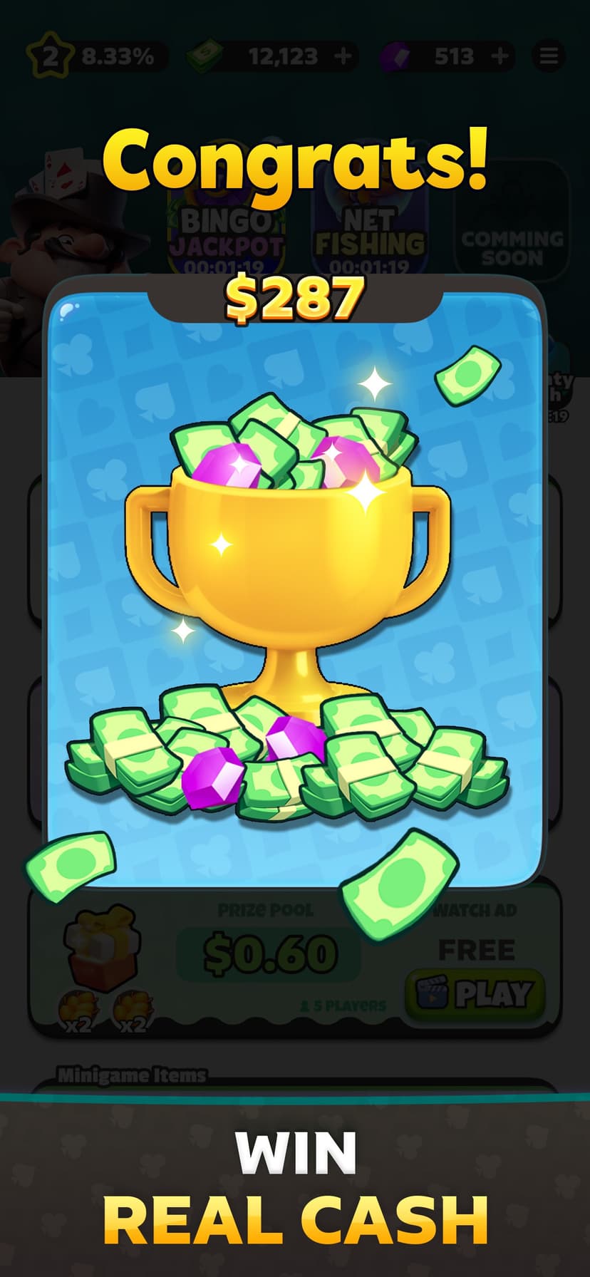 Solitaire Infinite: Win Cash screenshot 2 - screenshot