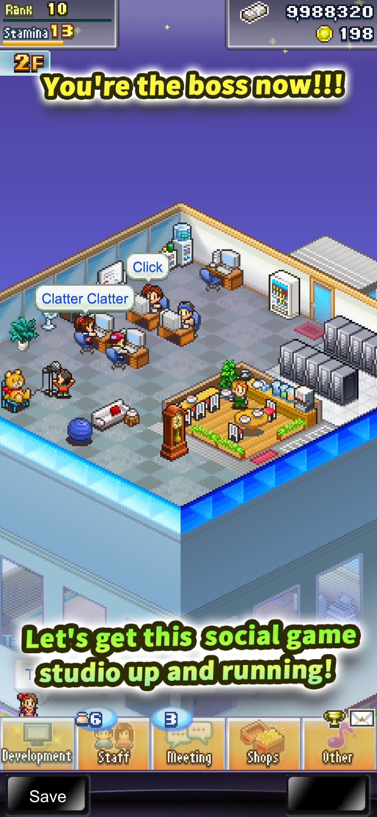 Social Dev Story screenshot 1 - screenshot