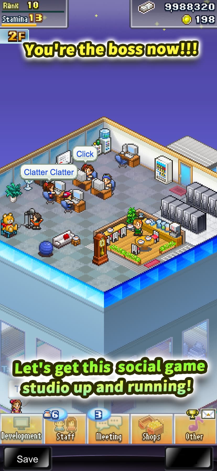 Social Dev Story screenshot 1 - screenshot