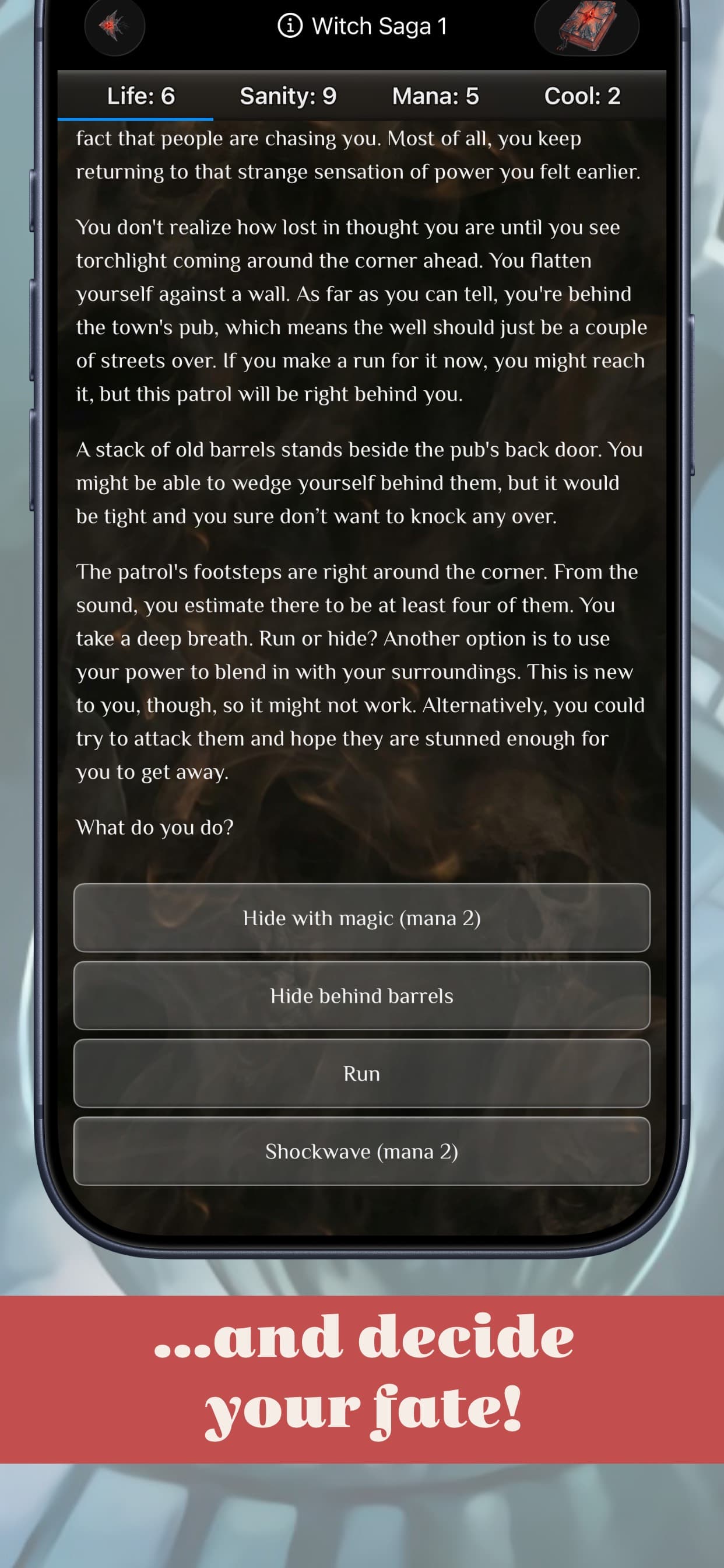 Dungeons and Decisions RPG screenshot 3 - screenshot