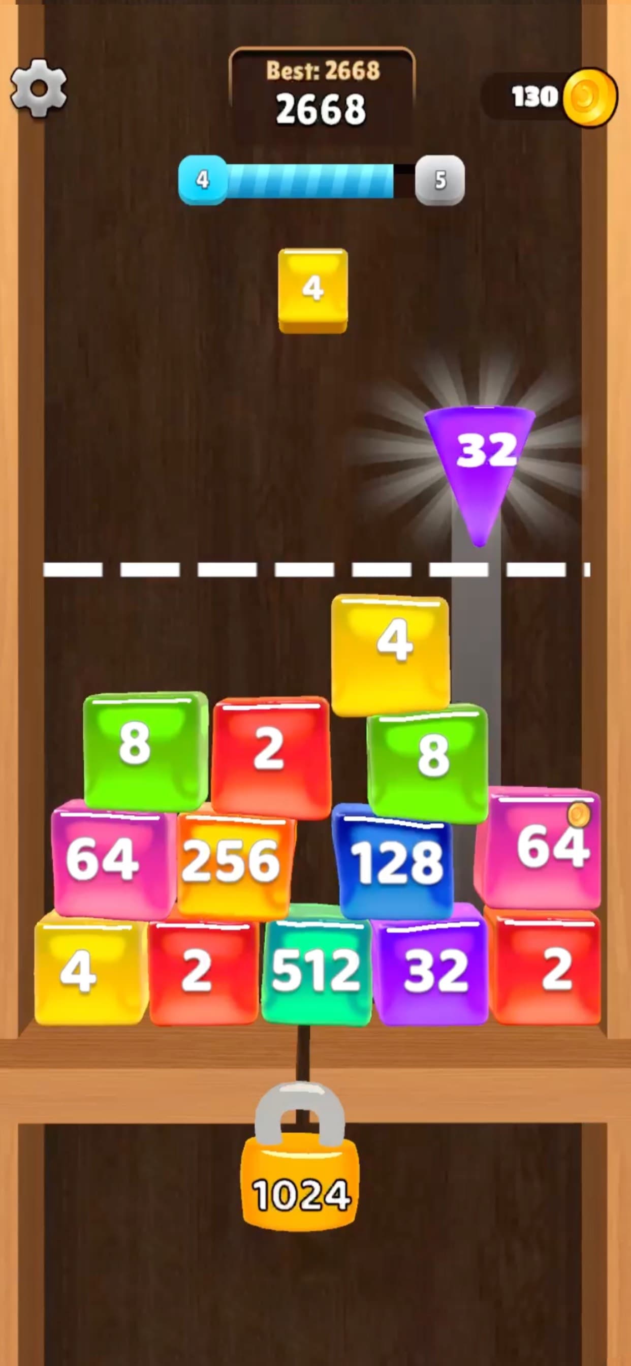 Jelly Cubes 2048: Puzzle Game screenshot 5 - screenshot
