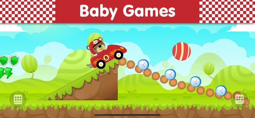 Baby Games: Race Car screenshot 1 - screenshot