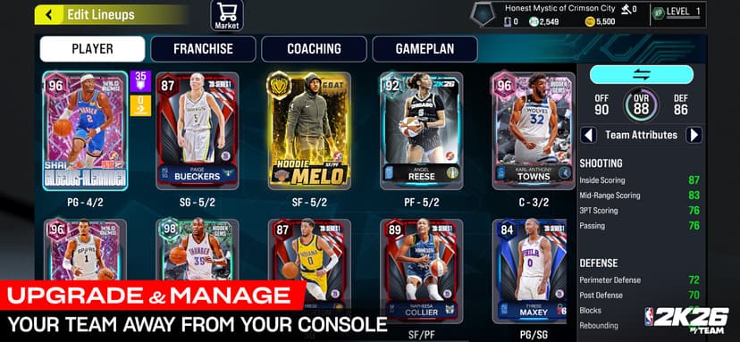 NBA 2K26 MyTEAM screenshot 4 - screenshot