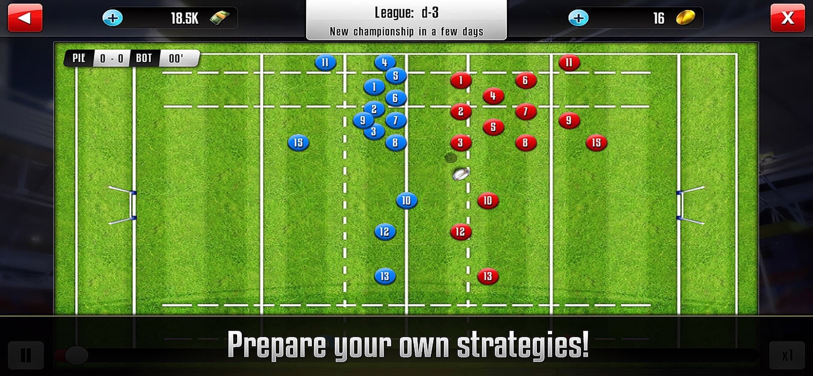 Rugby Manager : Be a manager screenshot 2 - screenshot