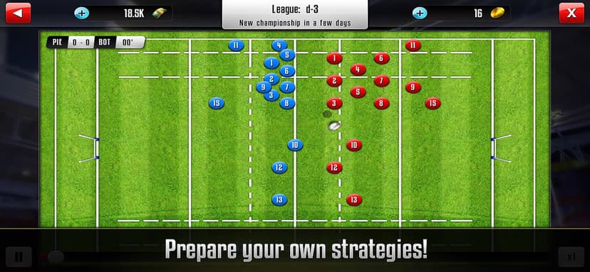 Rugby Manager : Be a manager screenshot 2 - screenshot