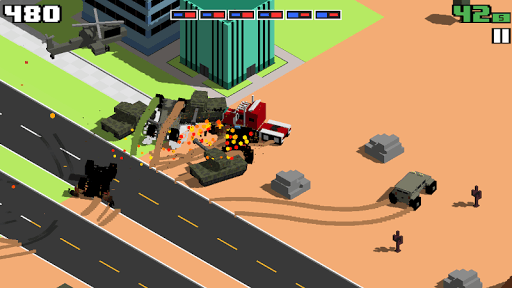 Smashy Road: Wanted screenshot 4 - screenshot