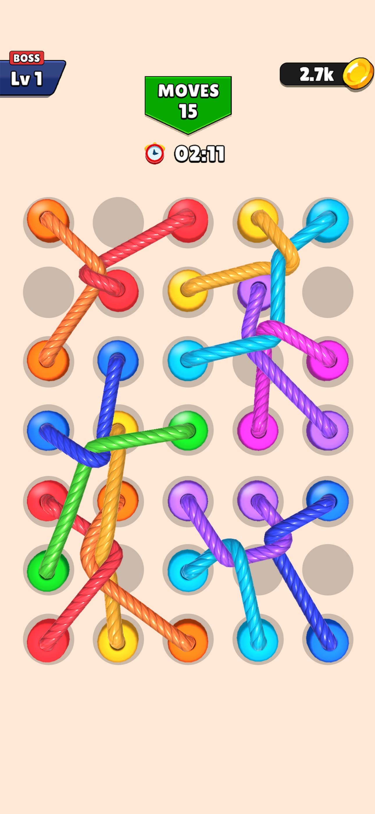 Twisted Rope 3d: Tangled Line screenshot 1 - screenshot