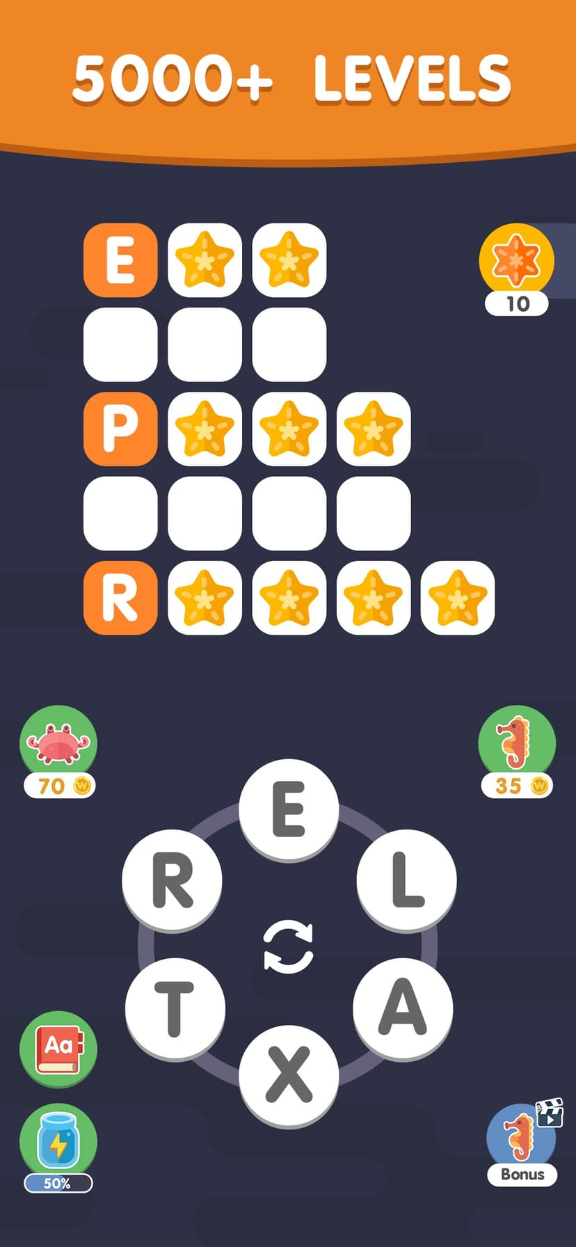 Word Search Sea: Offline Games screenshot 4 - screenshot