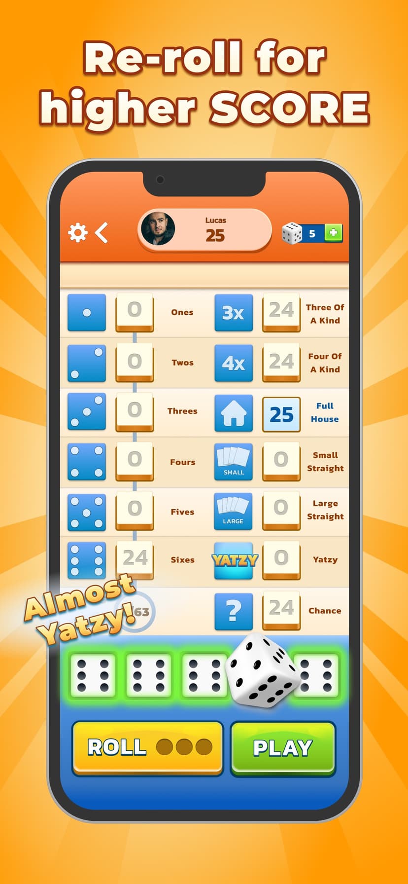 Yatzy - The Classic Dice Game screenshot 3 - screenshot
