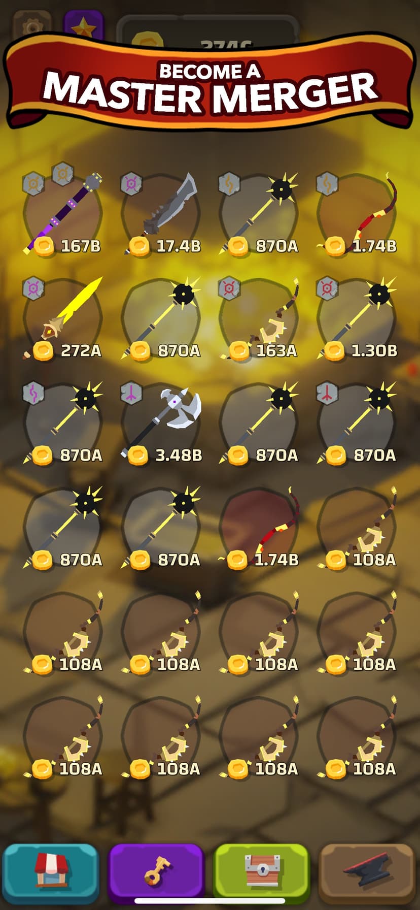 Blacksmith - Merge Idle RPG screenshot 3 - screenshot