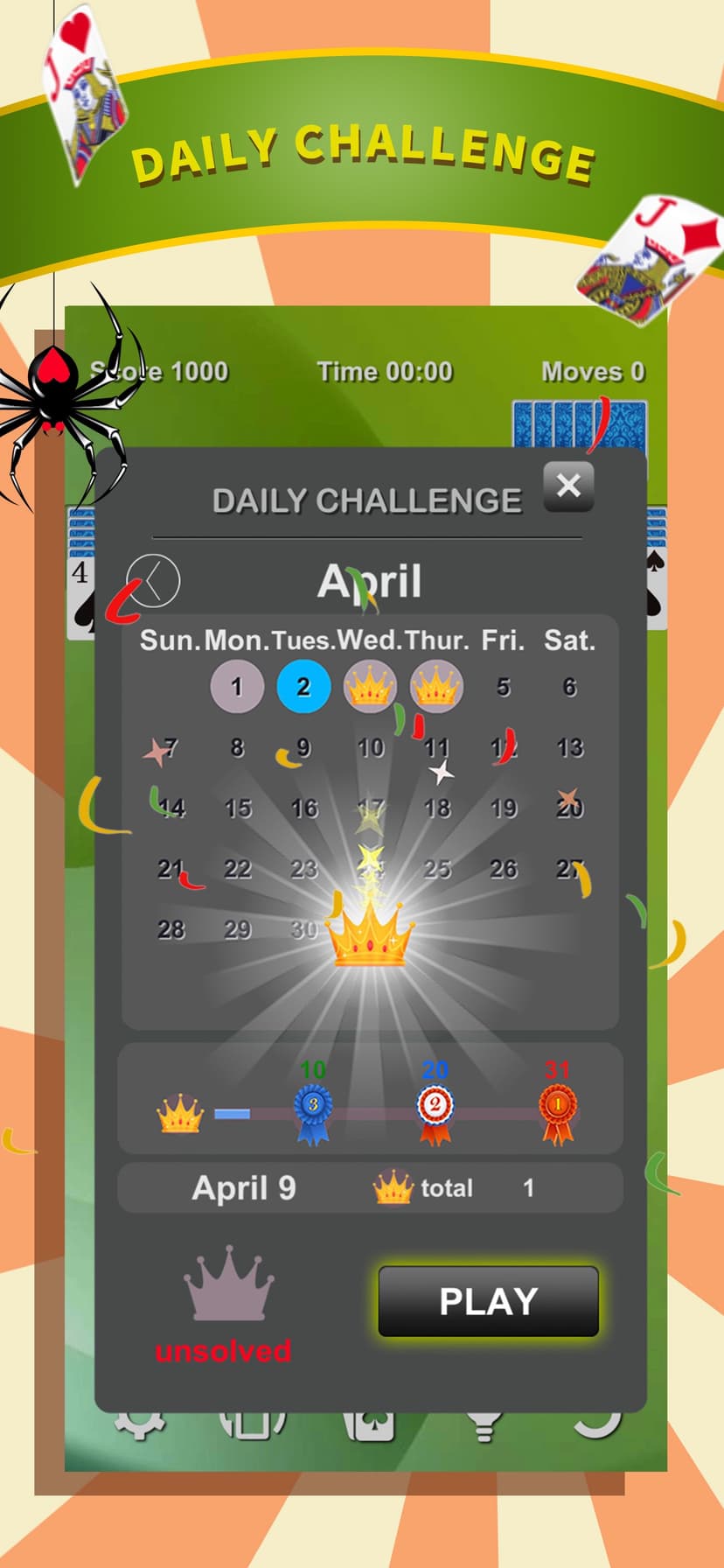 Spider Solitaire * Card Game screenshot 5 - screenshot