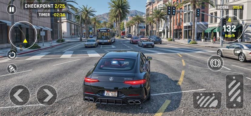 Grand City Car Driving Games screenshot 1 - screenshot