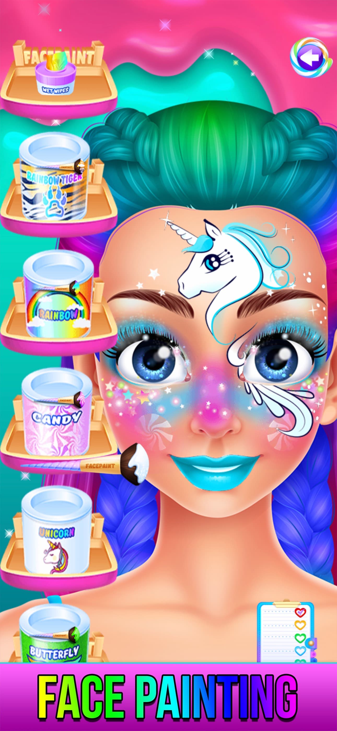 Rainbow Unicorn Candy Salon screenshot 1 - screenshot