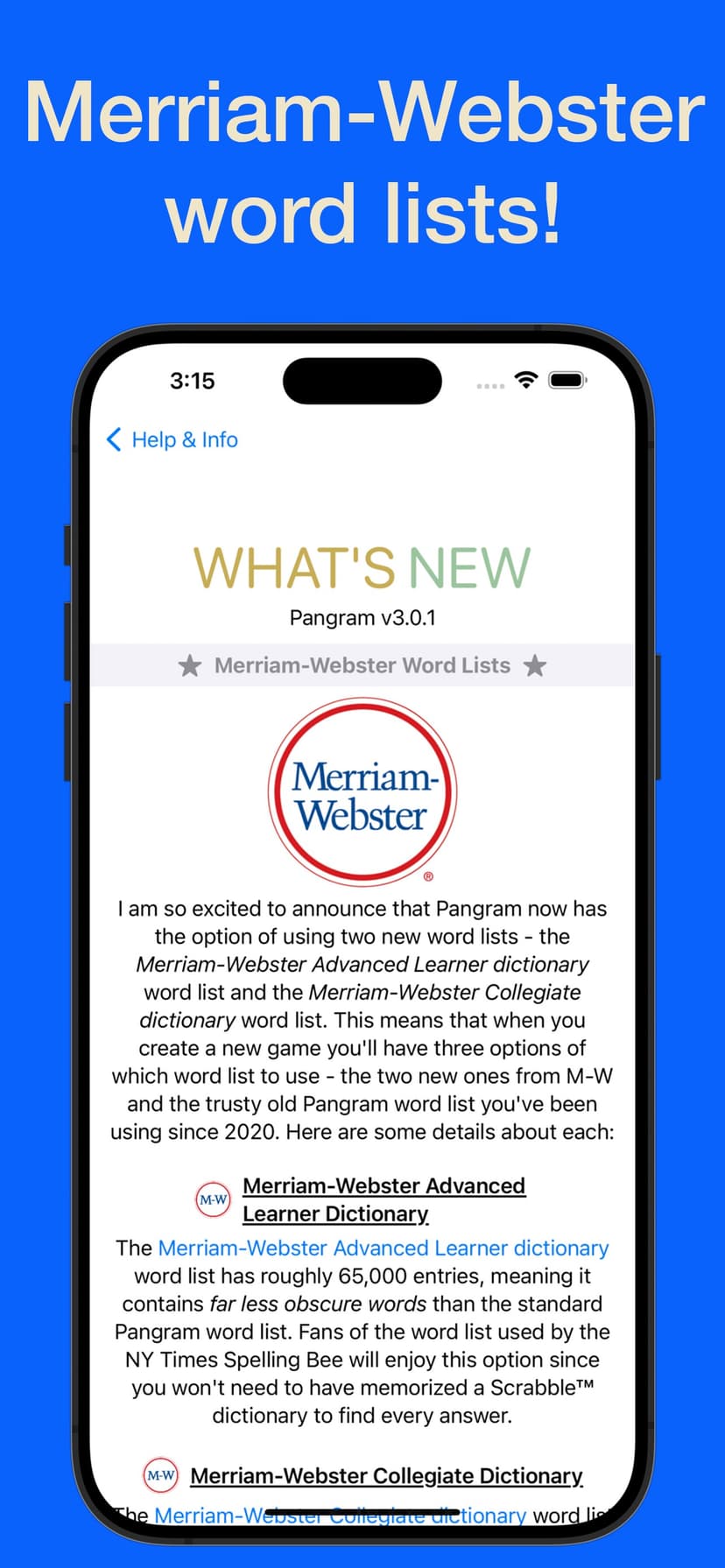 Pangram screenshot 3 - screenshot