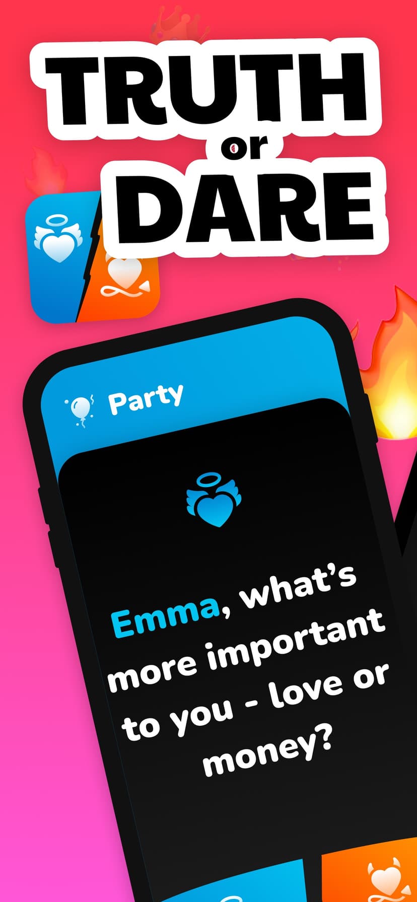 Truth or Dare Party Game Spicy screenshot 1 - screenshot