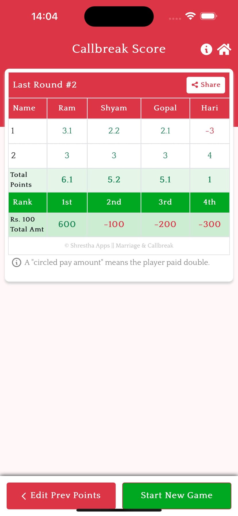 MarriagePointCalculator (MPC) screenshot 10 - screenshot