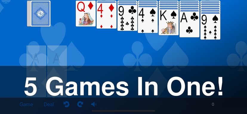 5 Solitaire card games screenshot 1 - screenshot