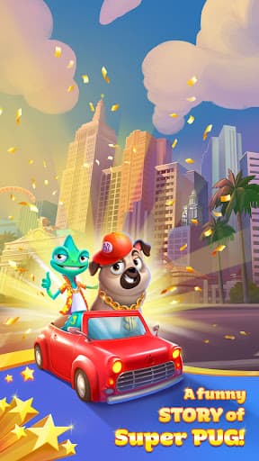 Super Pug Story Match 3 puzzle screenshot 3 - screenshot
