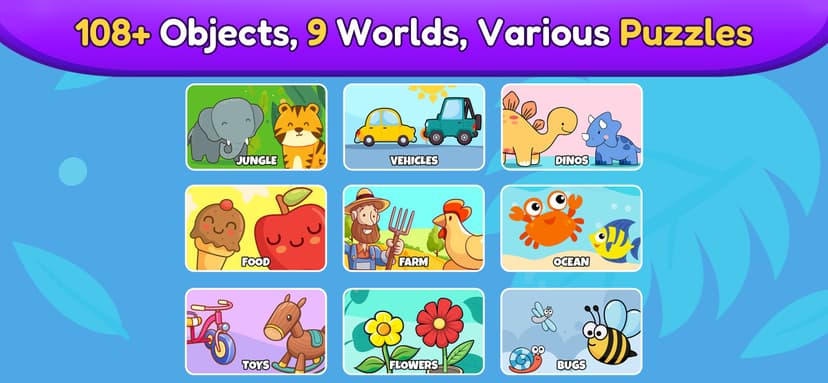Baby Puzzle Games 2-5 yr kids screenshot 1 - screenshot
