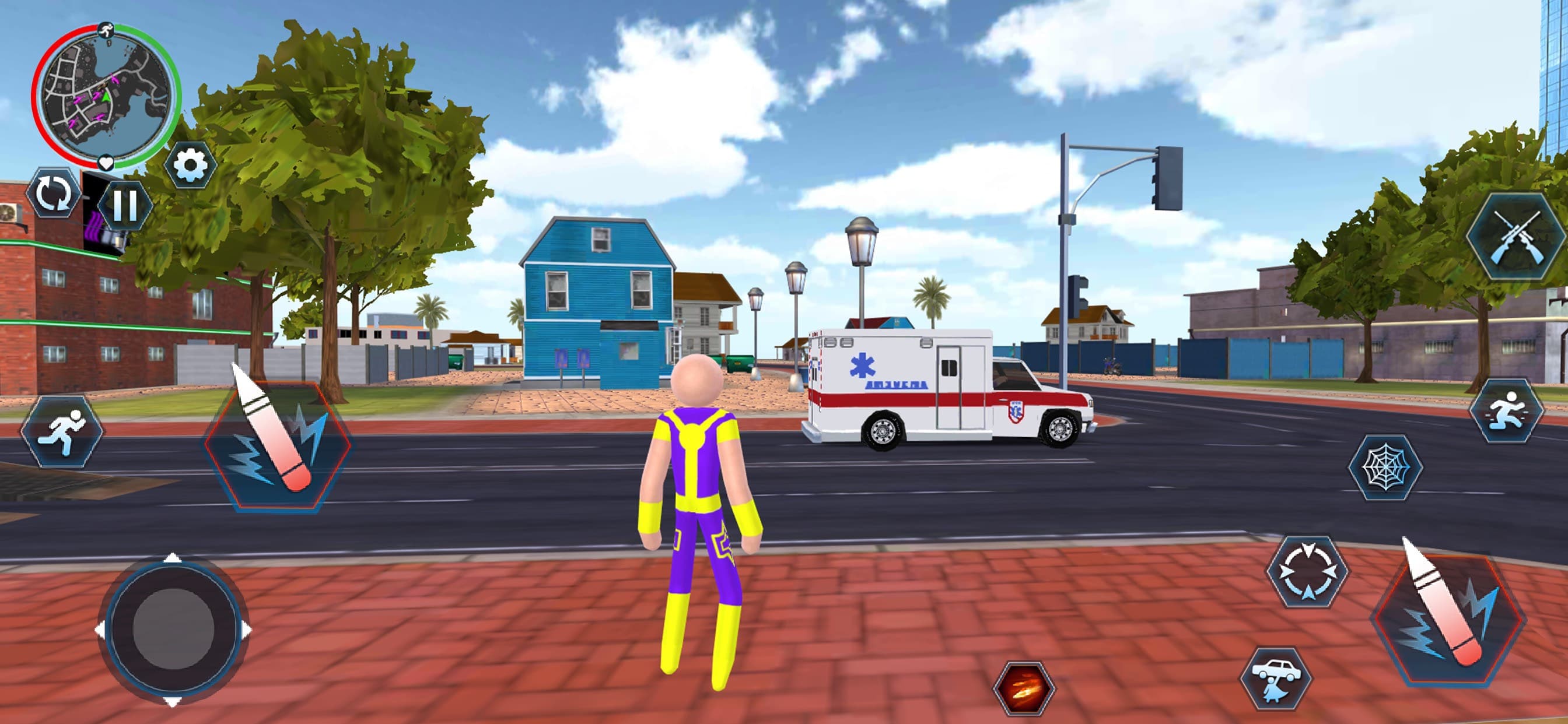 Spider Stickman: Grand Hero screenshot 2 - screenshot