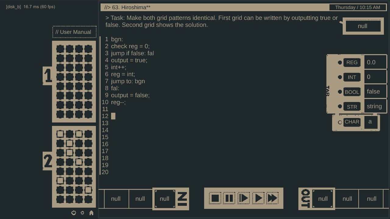 Null - screenshot